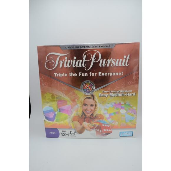 Trivial Pursuit 3 Level Triple the Fun Unopened - Picture 2 of 5